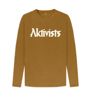 Brown Men's Logo Long Tee