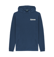 Navy Men's Small Logo Hoodie