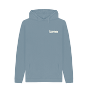 Stone Blue Men's Small Logo Hoodie