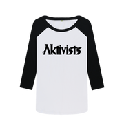Black-White Women's Baseball Tee