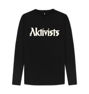 Black Men's Logo Long Tee