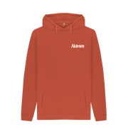 Rust Men's Small Logo Hoodie